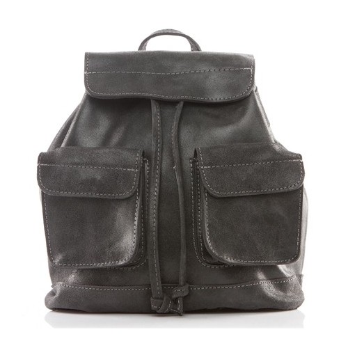 Plecak vintage skórzany damski czarny BV20 - 