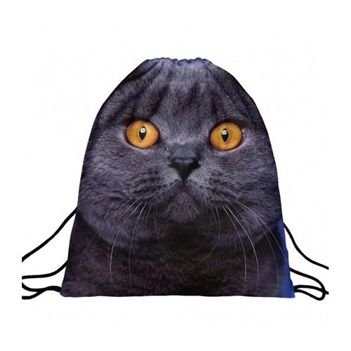 Worek plecak z nadrukiem British Cat A4 - 