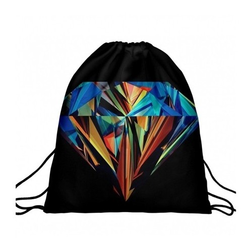 Worek plecak z nadrukiem Diamond Colors A4 - 