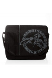 Torba szkolna męska na ramię czarna HAWK -  Torba szkolna męska na ramię czarna HAWK -