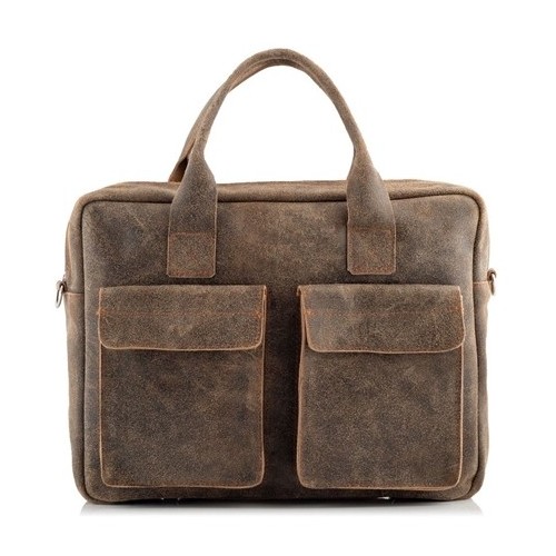 Torba zamszowa na laptopa 15,6" beżowa BV82 - 