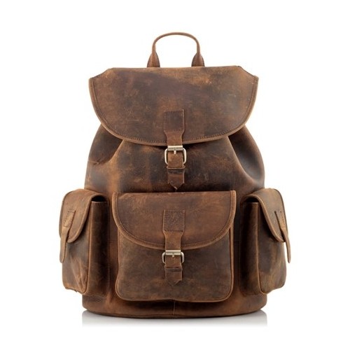 Skórzany plecak męski vintage Outlander BT33 - 