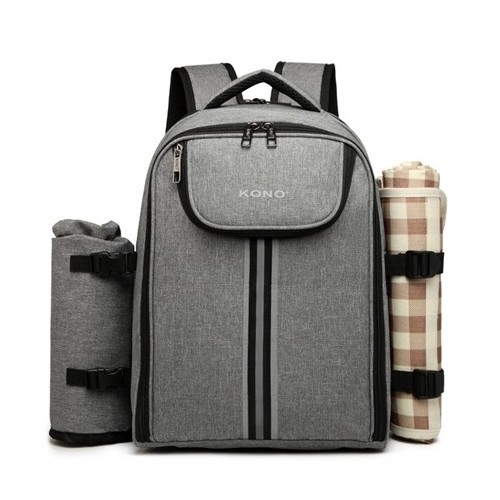 Plecak na piknik termiczny Bastet Szary - 