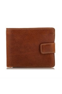 Duży Portfel Męski Skórzany Brązowy BJ51 -  Duży Portfel Męski Skórzany Brązowy BJ51 -