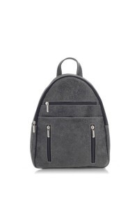 Szary Plecak Damski Zamszowy Vintage BV10 - 