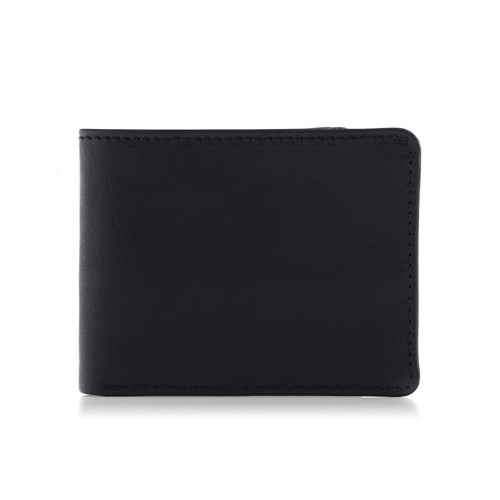 Mini Portfel Męski na Karty Czarny BW38 - 