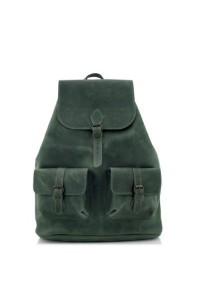 Zielony Skórzany Plecak Retro Outlander Z72 - 