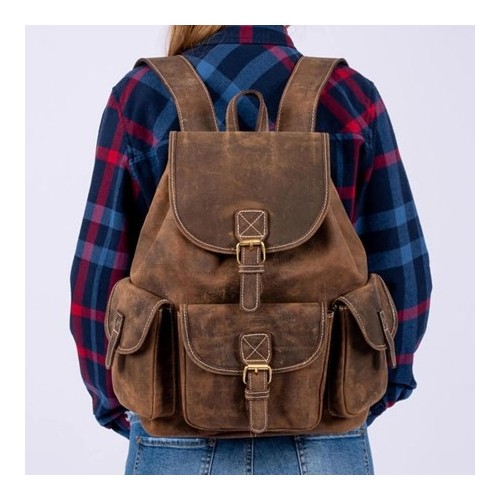 Plecak Skórzany Vintage Damski Outlander VL5 - 