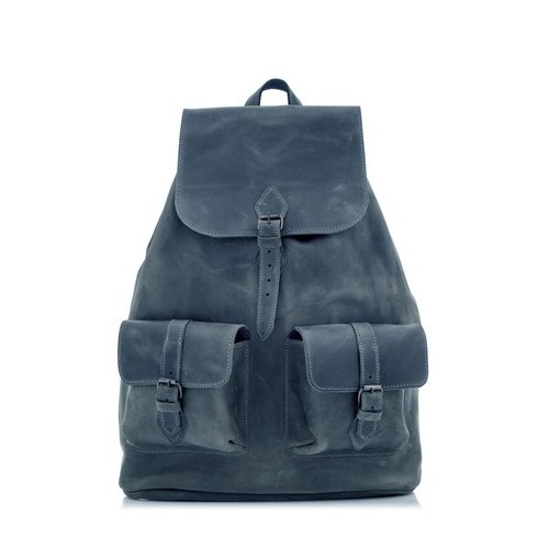 Niebieski Plecak Vintage Skóra Outlander Z72 - 