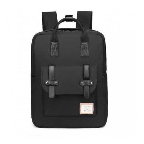 Prostokątny Plecak Tornister Czarny River - 