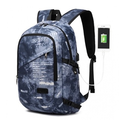 Plecak na Laptopa 15,6 USB Niebieski Compact - 