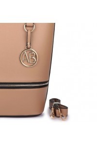 Torba shopper bag elegance Alexa Nude - 