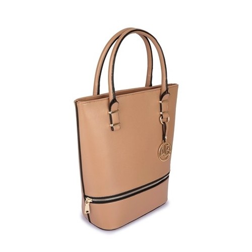 Torba shopper bag elegance Alexa Nude - 
