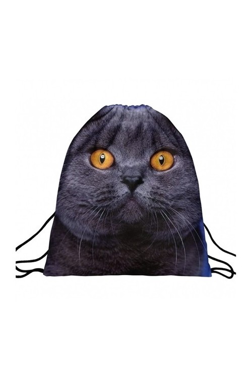 Worek plecak z nadrukiem British Cat A4 - 