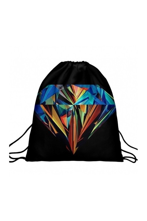 Worek plecak z nadrukiem Diamond Colors A4 - 