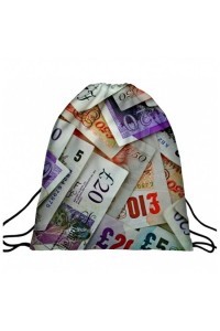 Worek plecak z nadrukiem Money A4 - 