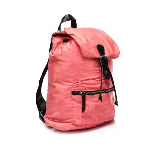 Plecak damski nylonowy Portillo NEON Pink - 
