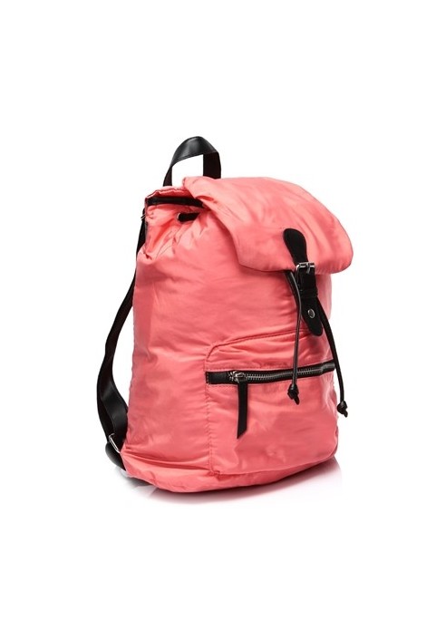 Plecak damski nylonowy Portillo NEON Pink - 