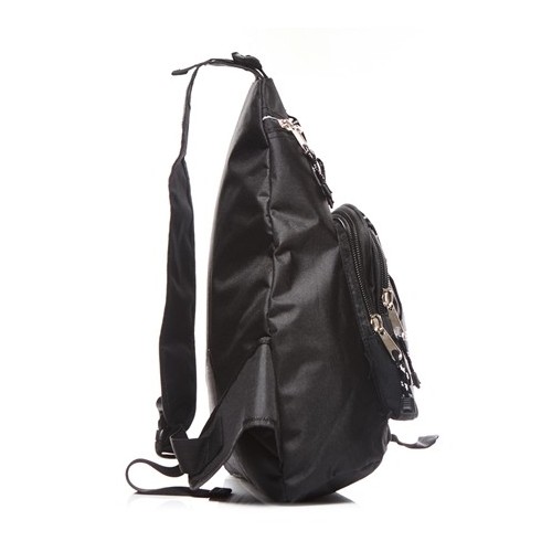 Plecak jednoramienny sportowy czarny 95BS - 