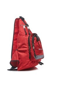Plecak jednoramienny sportowy czerwony 95BS - 