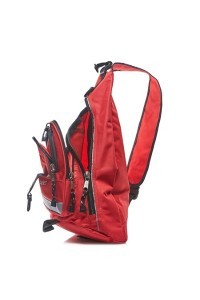 Plecak jednoramienny sportowy czerwony 95BS - 