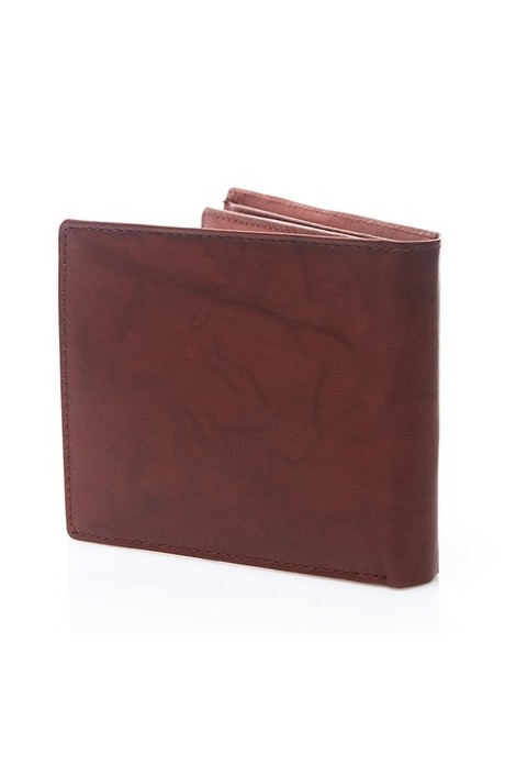 Skórzany męski portfel duży brązowy C65 - 