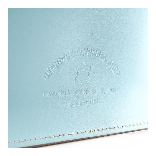 Torba listonoszka skórzana BABY BLUE OX19 - 