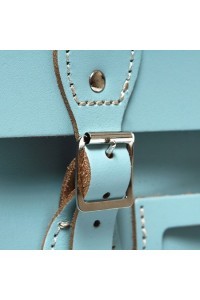 Torba listonoszka skórzana BABY BLUE OX19 - 