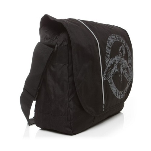 Torba szkolna męska na ramię czarna HAWK -  Torba szkolna męska na ramię czarna HAWK -