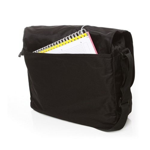 Torba szkolna męska na ramię czarna HAWK -  Torba szkolna męska na ramię czarna HAWK -