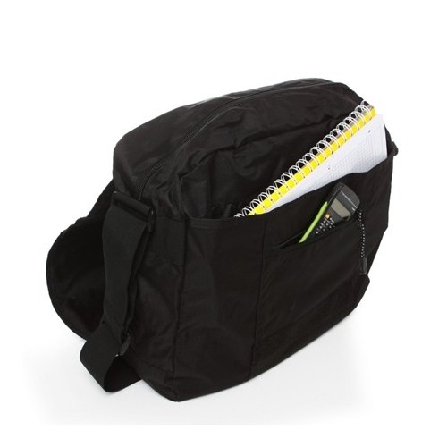 Torba szkolna męska na ramię czarna HAWK -  Torba szkolna męska na ramię czarna HAWK -