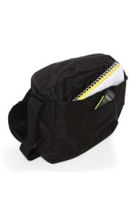 Torba szkolna męska na ramię czarna HAWK -  Torba szkolna męska na ramię czarna HAWK -