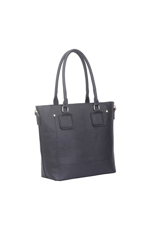 Duża torba shopper bag czarna A4 Rivera - 