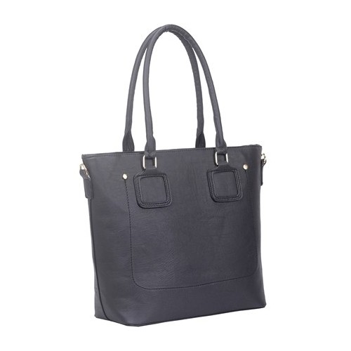 Duża torba shopper bag czarna A4 Rivera - 