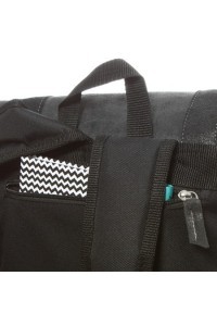Czarny plecak skórzany na laptopa 14" BV29 - 