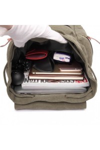 Plecak RETRO damski hipster Zielony KN31 - 