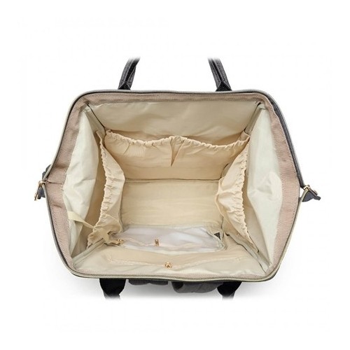 Plecak dla mamy szary DIAPER KN52 - 