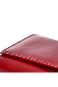 Czerwony portfel damski skórzany MID BW53 - 