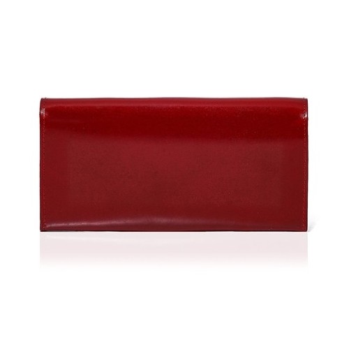 Duży portfel damski skórzany czerwony BW59 - 