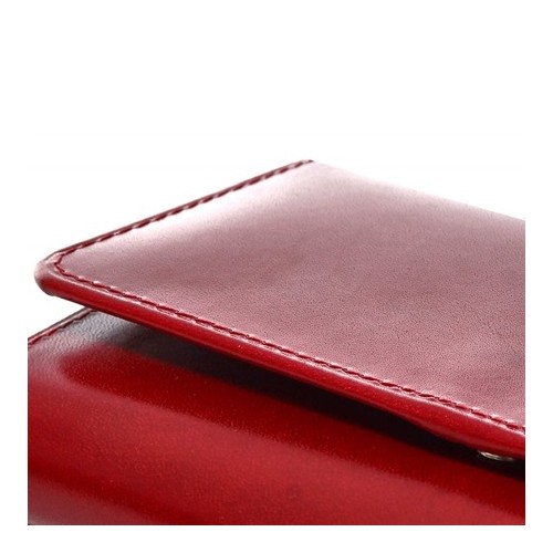 Duży portfel damski skórzany czerwony BW59 - 