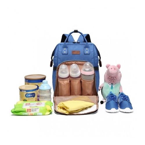 Plecak dla mamy niebieski DIAPER KN73 - 