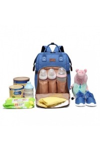 Plecak dla mamy niebieski DIAPER KN73 - 