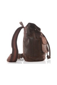 Plecak vintage skórzany damski brązowy BV20 - 