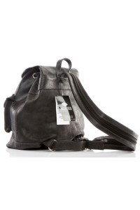 Plecak vintage skórzany damski czarny BV20 - 