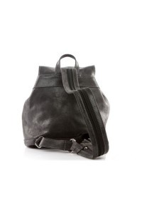 Plecak vintage skórzany damski czarny BV20 - 