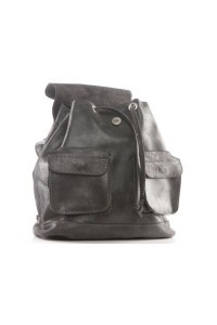 Plecak vintage skórzany damski czarny BV20 - 