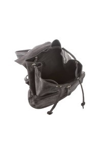 Plecak vintage skórzany damski czarny BV20 - 