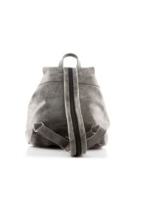 Plecak vintage skórzany damski szary BV20 - 