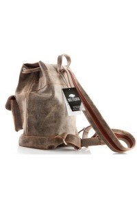 Plecak vintage skórzany damski beżowy BV20 - 
