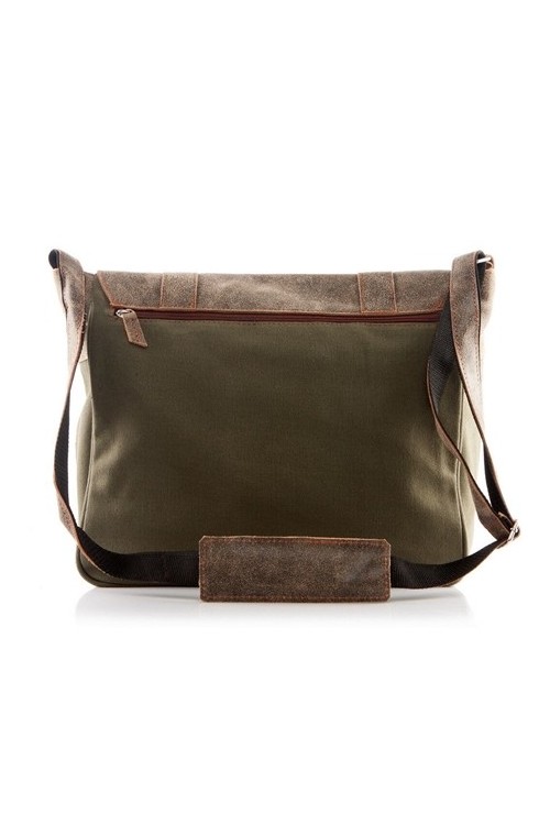 Męska torba do szkoły na ramię SKÓRZANA BV67 -